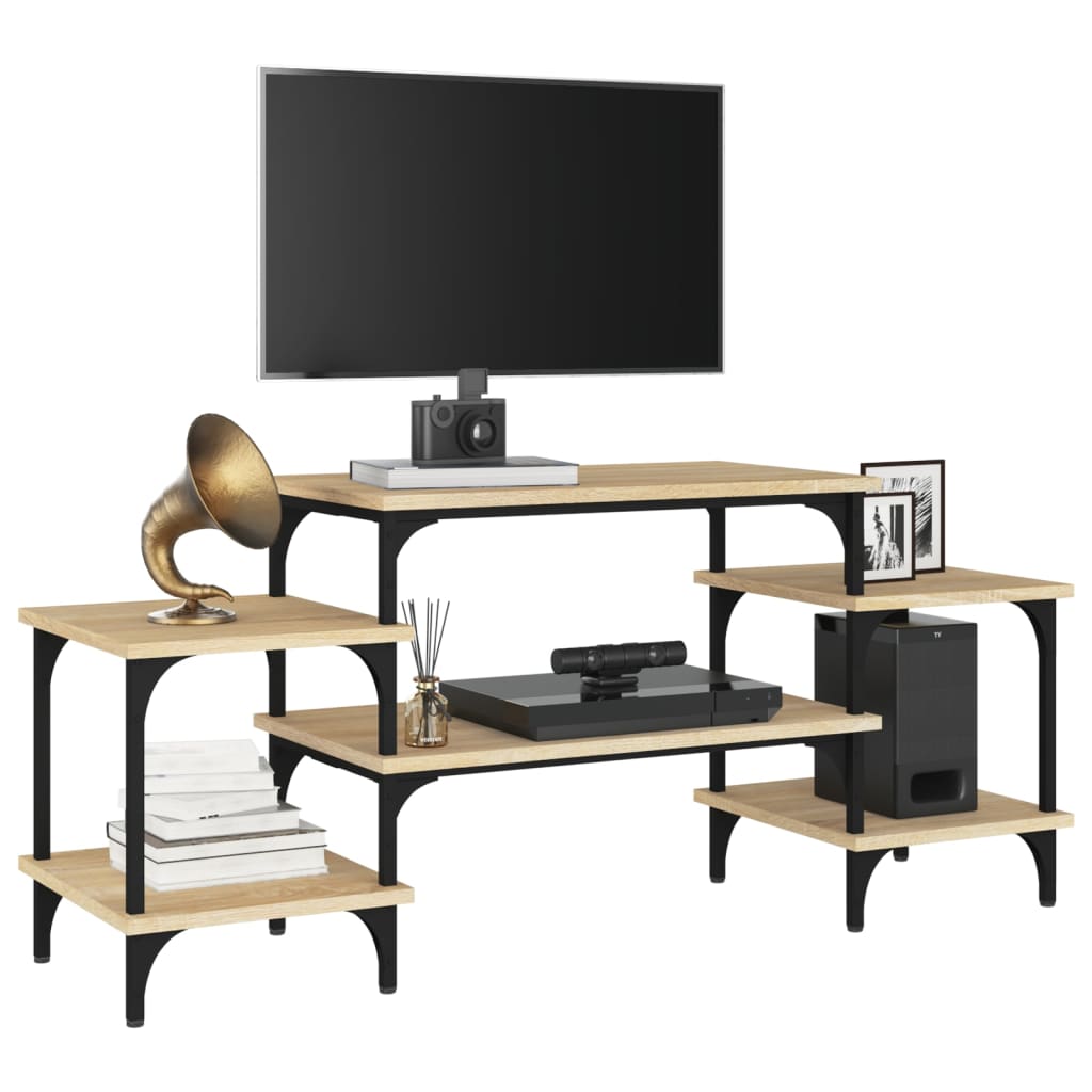 Tv-Meubel Bewerkt Hout Kleurig 117 x 35 x 52 cm Sonoma eiken