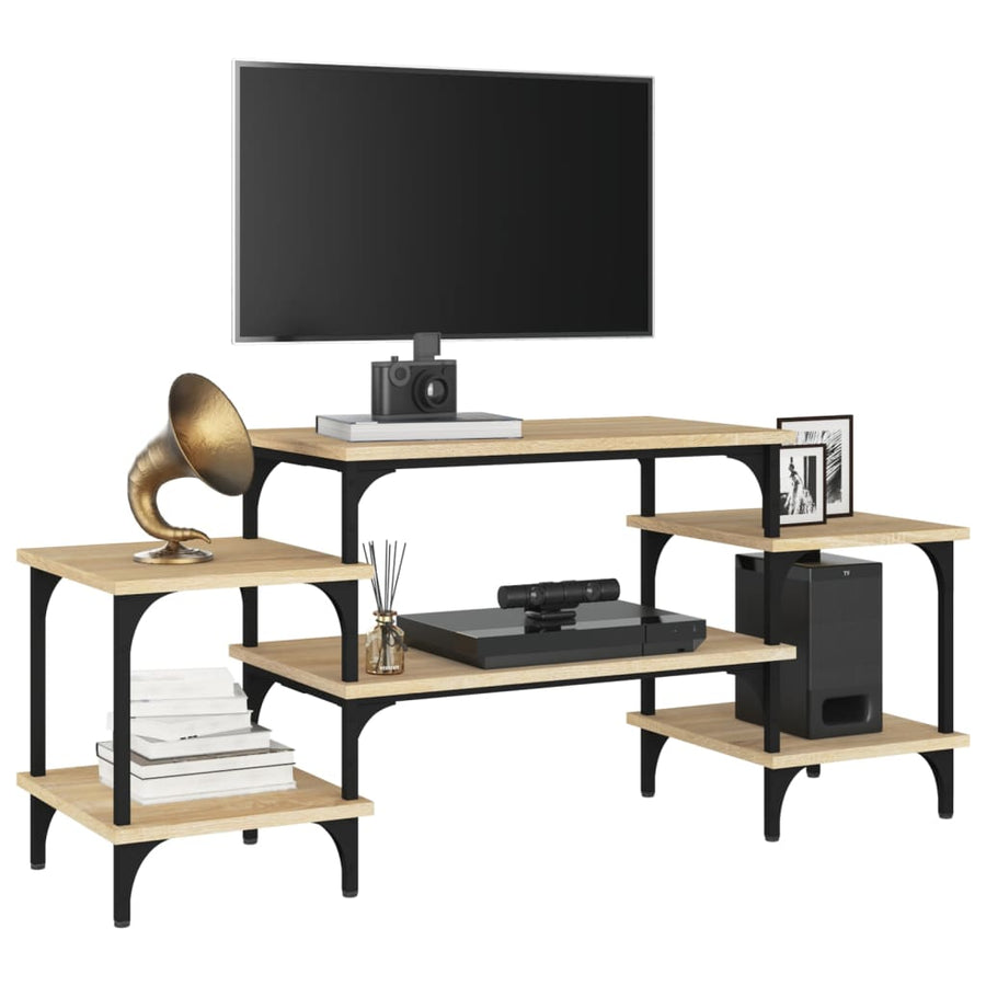 Tv-Meubel Bewerkt Hout Kleurig 117 x 35 x 52 cm Sonoma eiken
