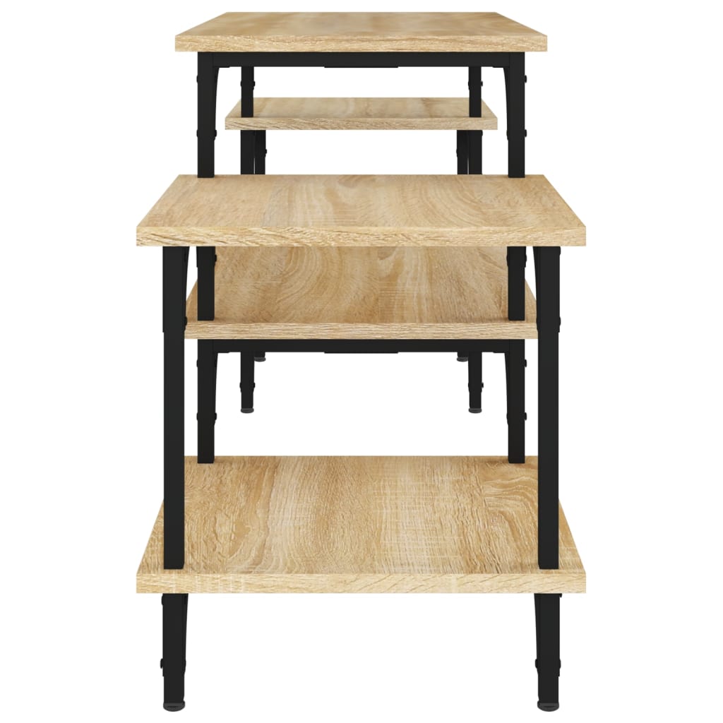 Tv-Meubel Bewerkt Hout Kleurig 117 x 35 x 52 cm Sonoma eiken