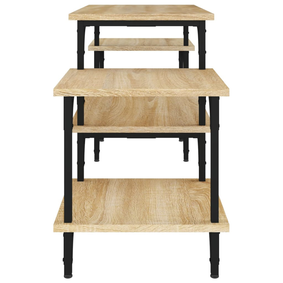 Tv-Meubel Bewerkt Hout Kleurig 117 x 35 x 52 cm Sonoma eiken