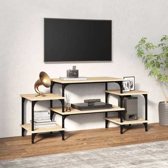 Tv-Meubel Bewerkt Hout Kleurig 117 x 35 x 52 cm Sonoma eiken