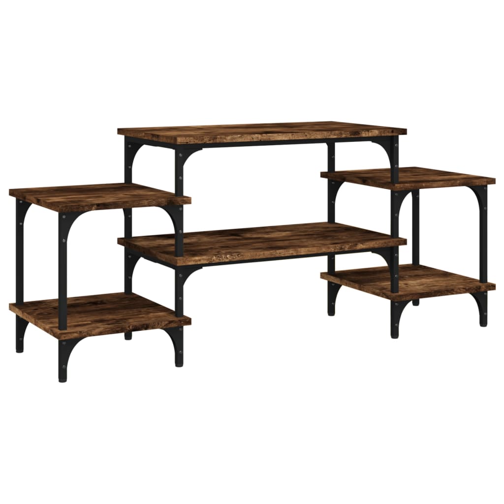 Tv-Meubel Bewerkt Hout Kleurig 117 x 35 x 52 cm Gerookt eiken
