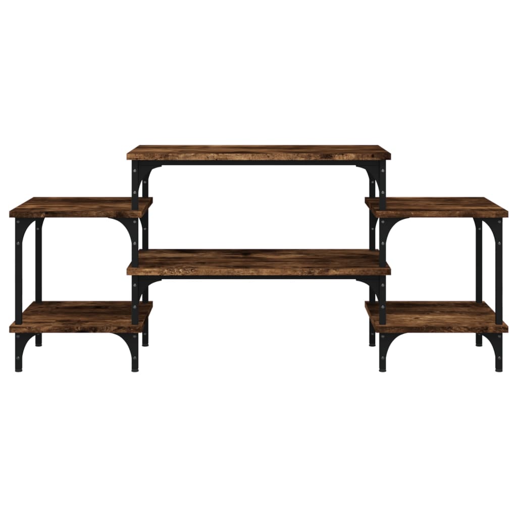 Tv-Meubel Bewerkt Hout Kleurig 117 x 35 x 52 cm Gerookt eiken