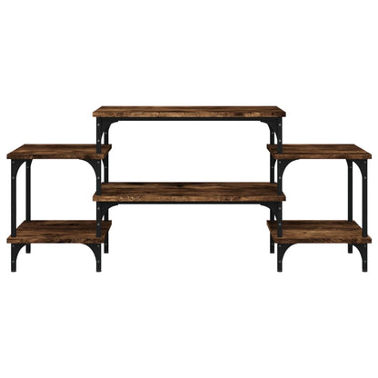 Tv-Meubel Bewerkt Hout Kleurig 117 x 35 x 52 cm Gerookt eiken