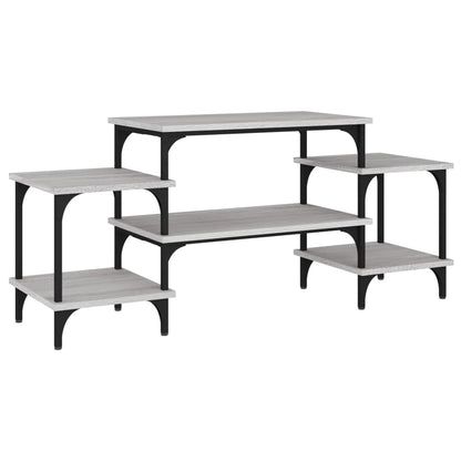 Tv-Meubel Bewerkt Hout Eikenkleurig 117 x 35 x 52 cm Grijs sonoma
