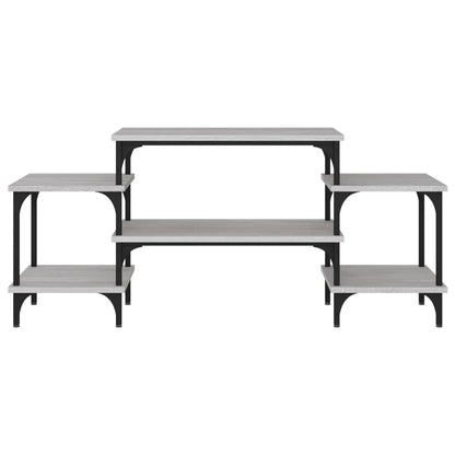 Tv-Meubel Bewerkt Hout Eikenkleurig 117 x 35 x 52 cm Grijs sonoma