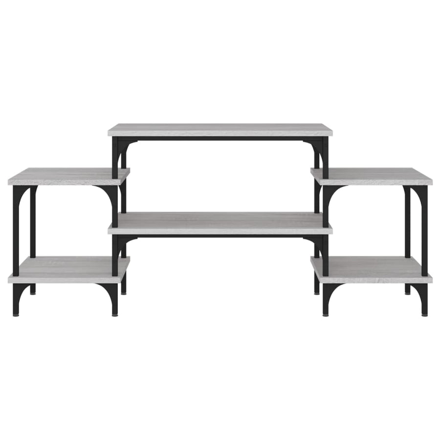 Tv-Meubel Bewerkt Hout Eikenkleurig 117 x 35 x 52 cm Grijs sonoma
