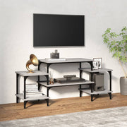 Tv-meubel 117x35x52 cm grijs sonoma eiken