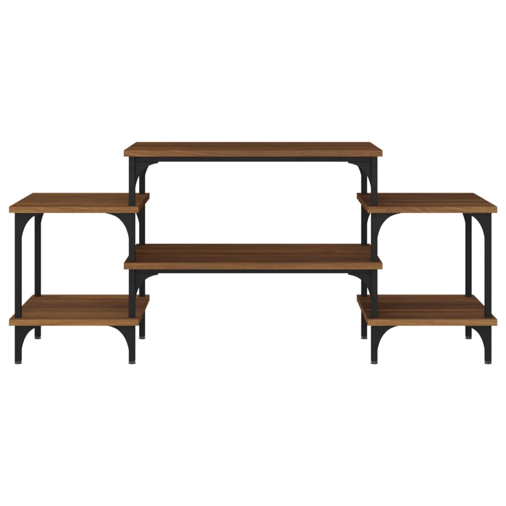 Tv-Meubel Bewerkt Hout Bruin Eikenkleur 117 x 35 x 52 cm Bruineiken
