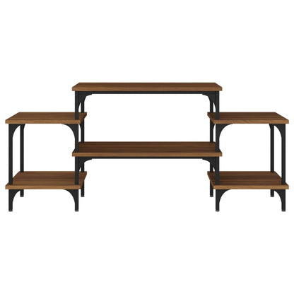 Tv-Meubel Bewerkt Hout Bruin Eikenkleur 117 x 35 x 52 cm Bruineiken