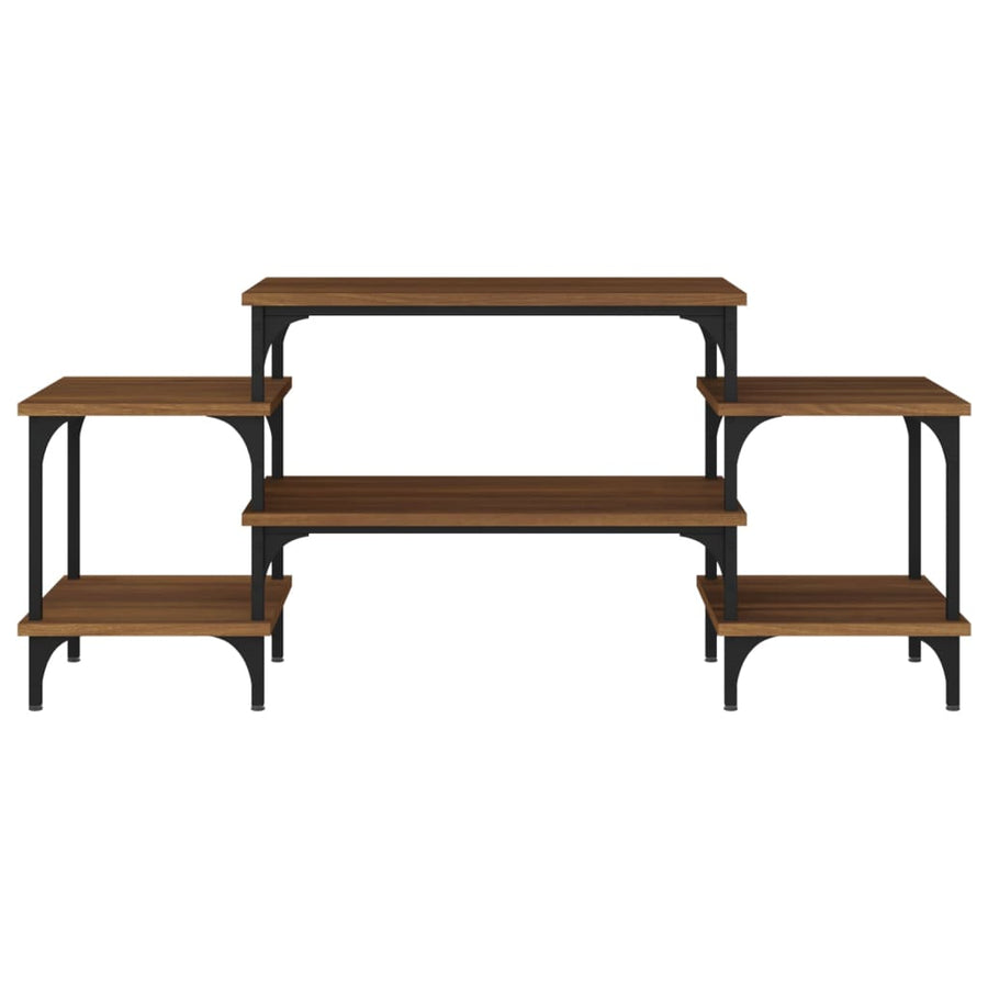 Tv-Meubel Bewerkt Hout Bruin Eikenkleur 117 x 35 x 52 cm Bruineiken