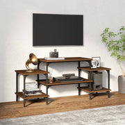 Tv-meubel 117x35x52 cm bewerkt hout