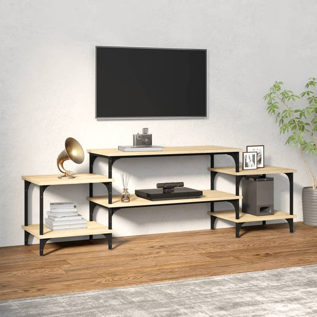 Tv-Meubel Bewerkt Hout Kleurig 157 x 35 x 52 cm Sonoma eiken