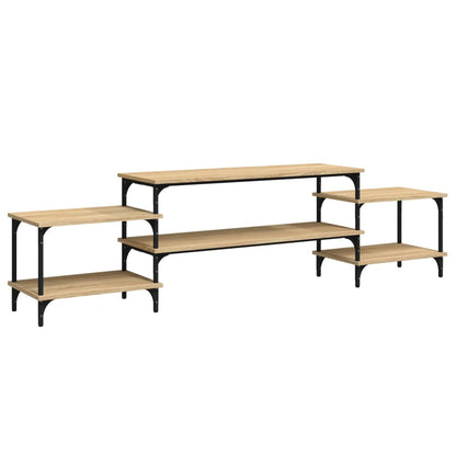 Tv-Meubel Bewerkt Hout Kleurig 197 x 35 x 52 cm Sonoma eiken