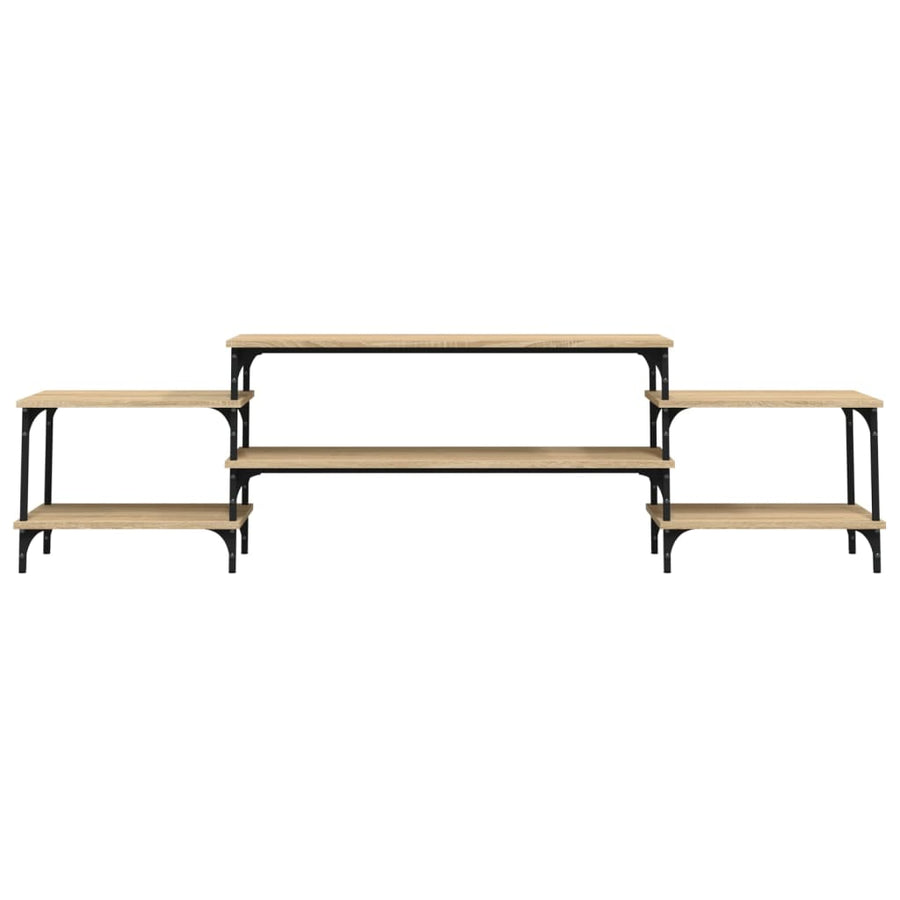 Tv-Meubel Bewerkt Hout Kleurig 197 x 35 x 52 cm Sonoma eiken