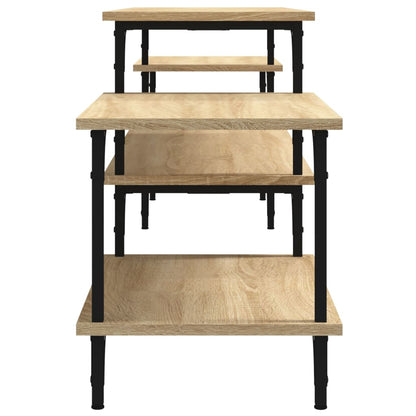 Tv-Meubel Bewerkt Hout Kleurig 197 x 35 x 52 cm Sonoma eiken