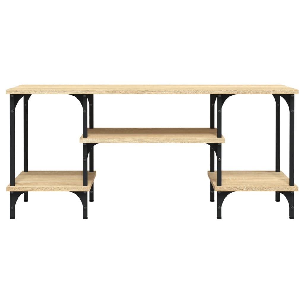 Tv-Meubel 102X35X45,5 Cm Bewerkt Hout Kleurig Sonoma eiken