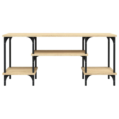 Tv-Meubel 102X35X45,5 Cm Bewerkt Hout Kleurig Sonoma eiken