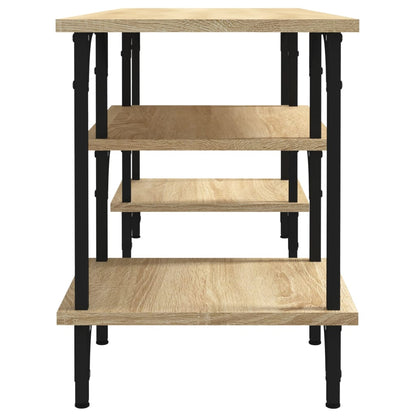 Tv-Meubel 102X35X45,5 Cm Bewerkt Hout Kleurig Sonoma eiken