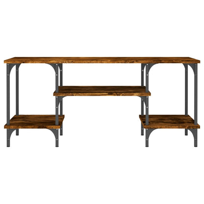 Tv-Meubel 102X35X45,5 Cm Bewerkt Hout Kleurig Gerookt eiken
