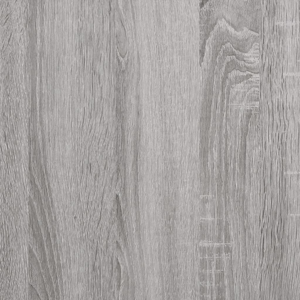 Tv-Meubel 02X35X45,5 Cm Bewerkt Hout Eikenkleurig Grijs sonoma