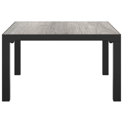 Salon Tuin 55X55X3 Cm Dpc En Staal Grijs Tafel