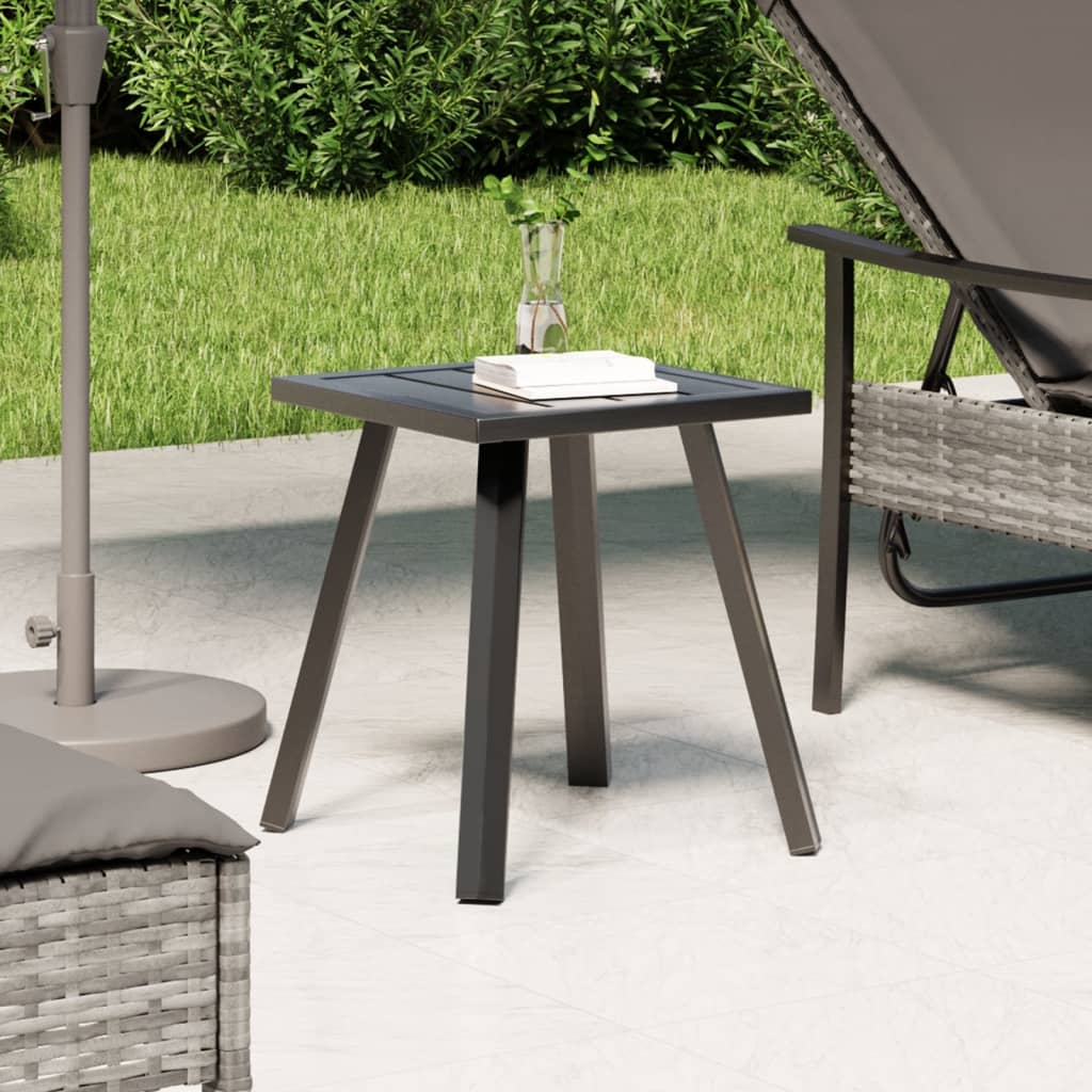 Tuin 34X34X38 Cm Staal Antracietkleurig Tafel