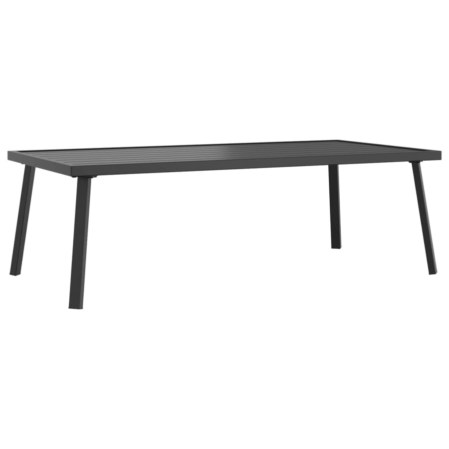 Tuin 0X55X35 Cm Staal Antracietkleurig Tafel