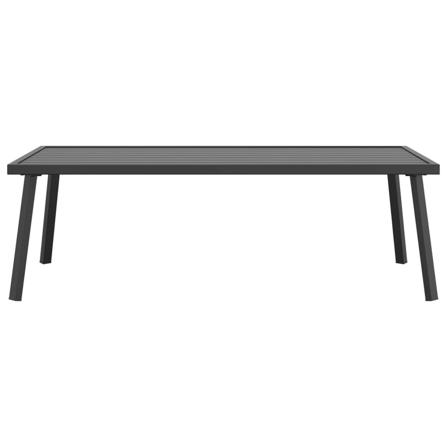 Tuin 0X55X35 Cm Staal Antracietkleurig Tafel
