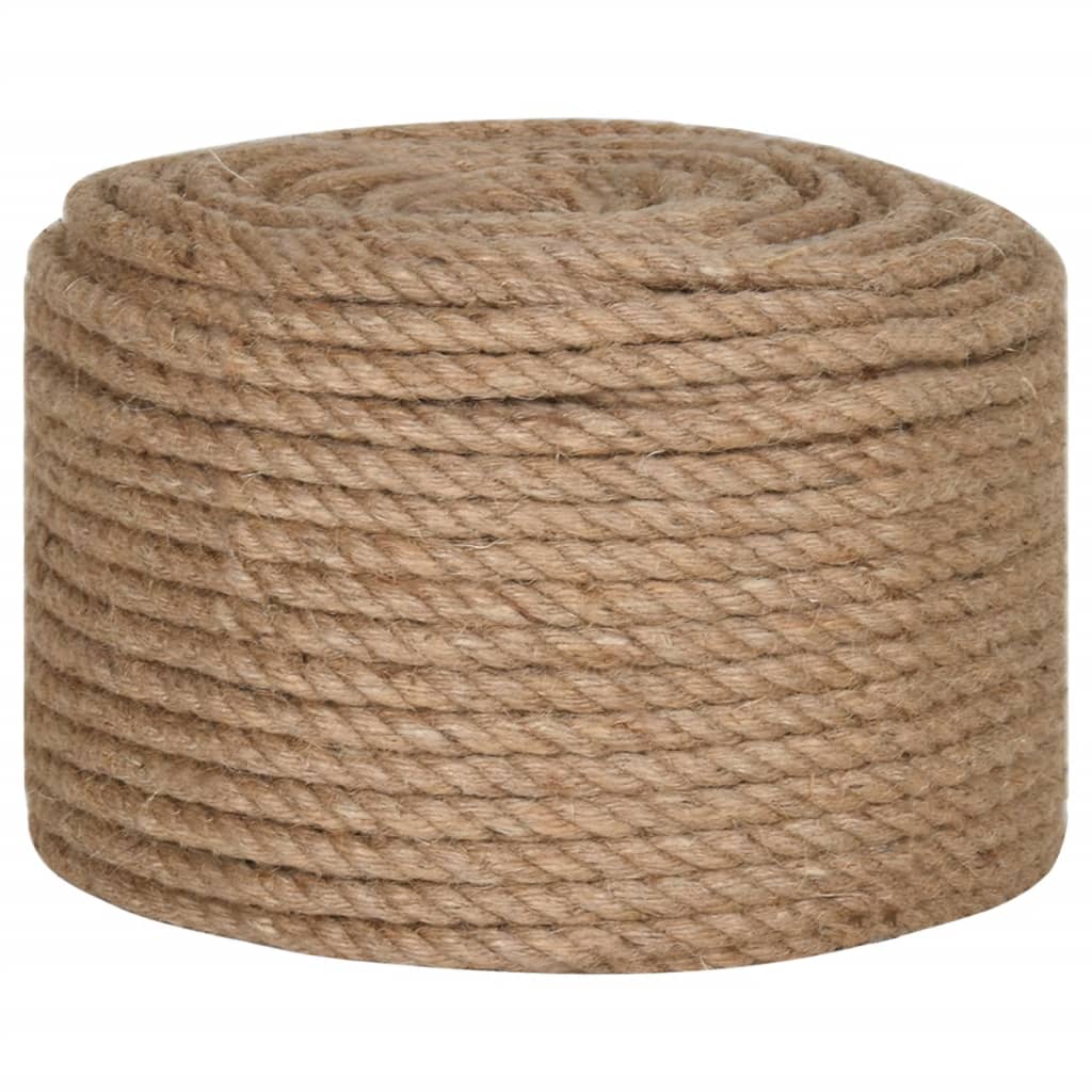 Touw 25 m lang 12 mm dik jute 12 mm 25 m