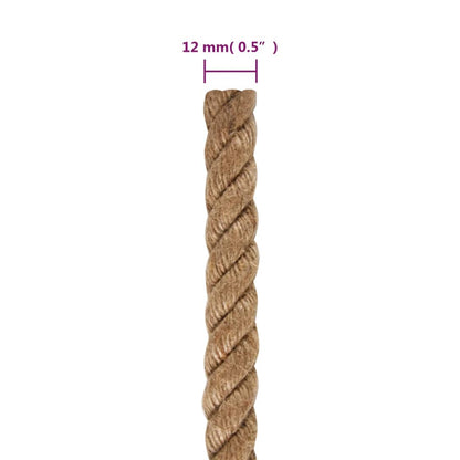 Touw 25 m lang 12 mm dik jute 12 mm 25 m