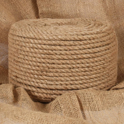 Touw 25 m lang 12 mm dik jute 12 mm 25 m