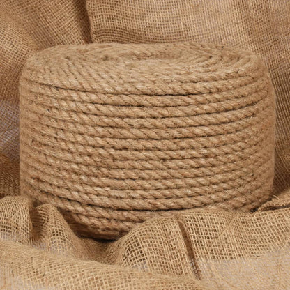 Touw 50 m lang 14 mm dik jute 14 mm 50 m