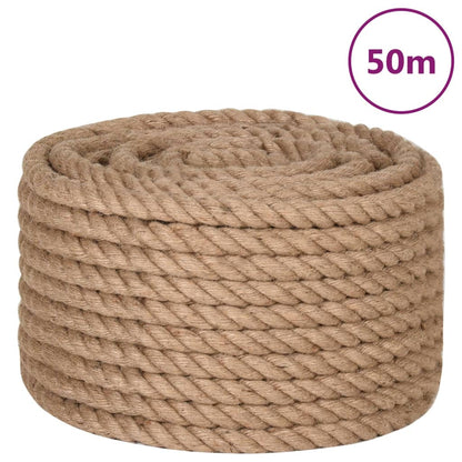 Touw 50 m lang 24 mm dik jute 24 mm 50 m