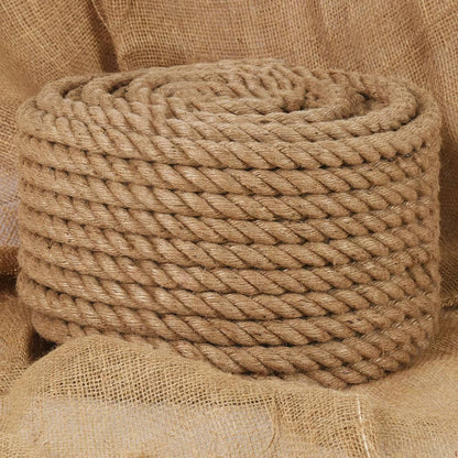 Touw 50 m lang 24 mm dik jute 24 mm 50 m