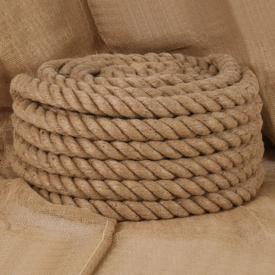 Touw 5 m lang 40 mm dik jute 40 mm 5 m