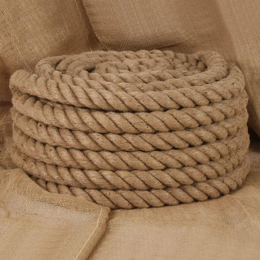 Touw 10 m lang 40 mm dik jute 40 mm 10 m