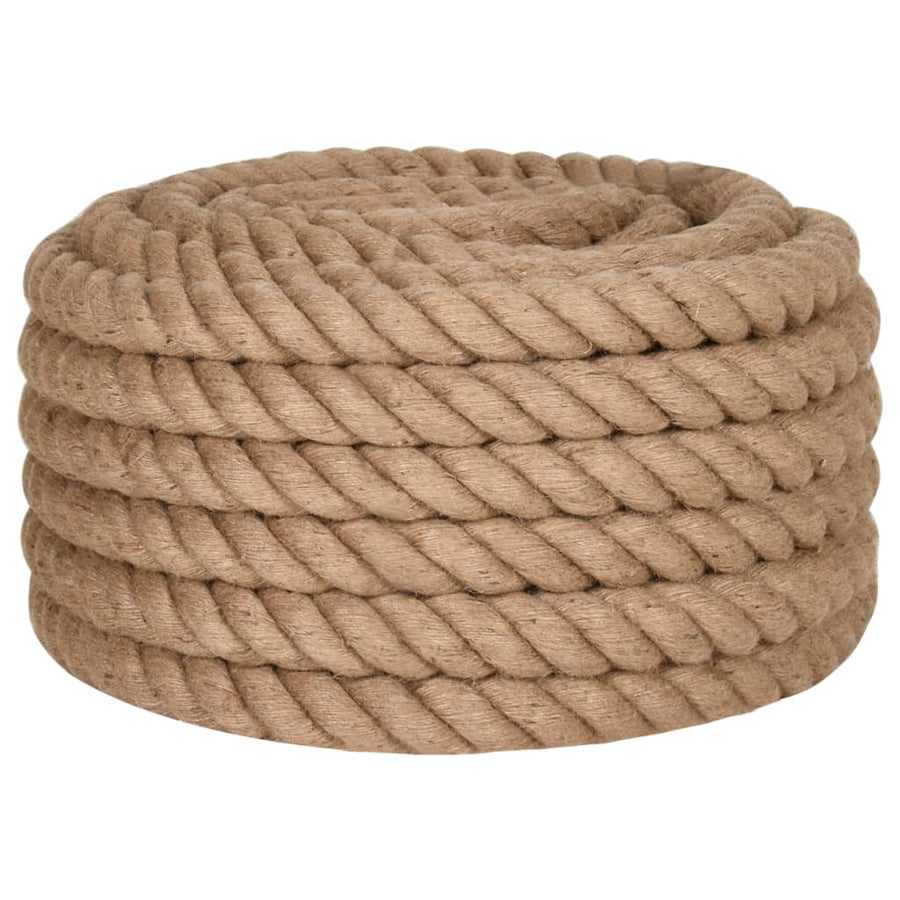 Touw 25 m lang 40 mm dik jute 40 mm 25 m