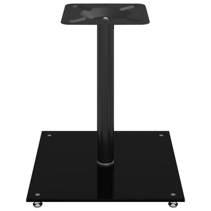 Luidsprekerstandaards 2 St 1 Pijler Gehard Glas 40 x 40 x 46 cm Zwart