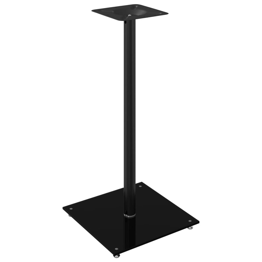 Luidsprekerstandaards 2 St 1 Pijler Gehard Glas 40 x 40 x 86 cm Zwart