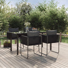 5-piece Garden Set black