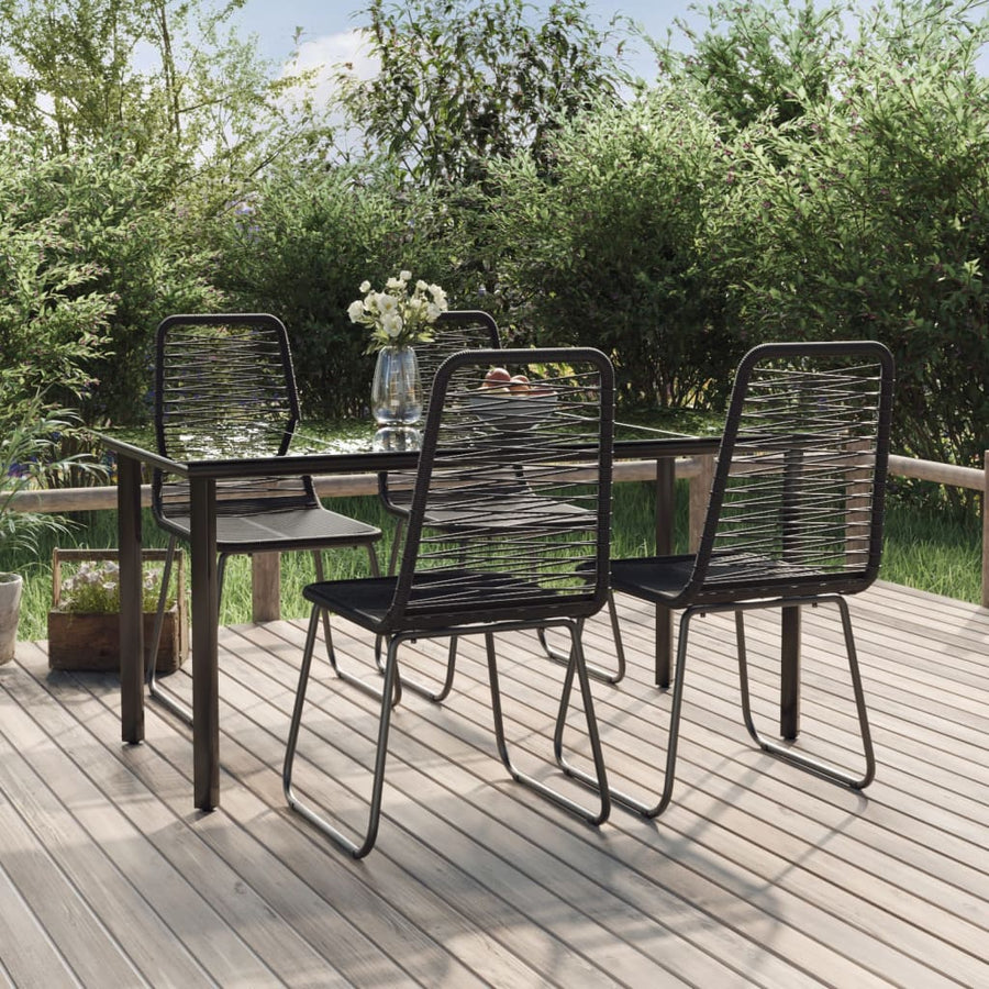 5-Delige Tuinset Zwart 4