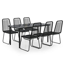 7-delige Tuinset zwart