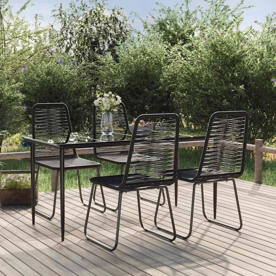5-Delige Tuinset Zwart 4