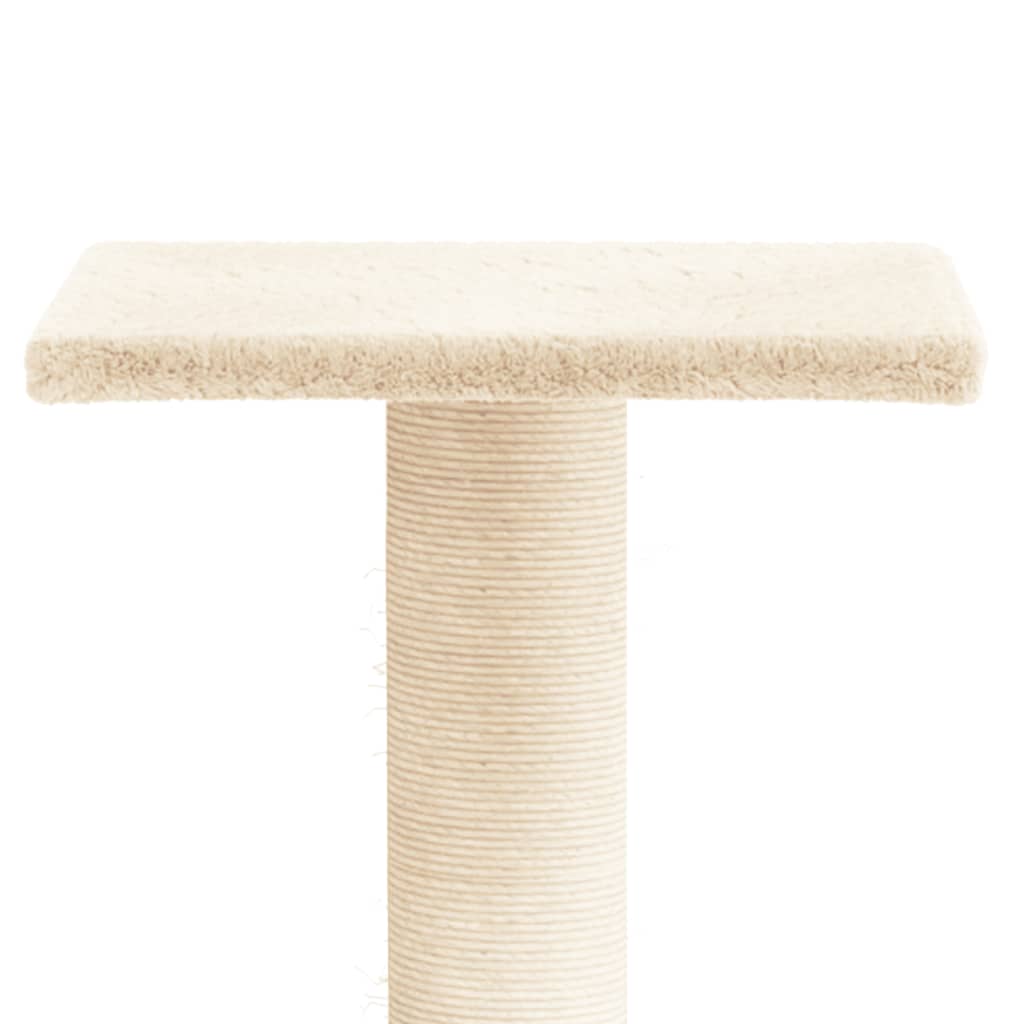 Krabpaal Met Platform 38 Cm Kleurig Crème