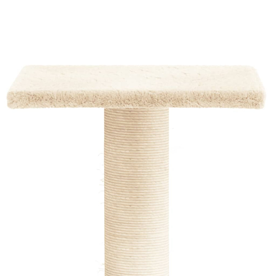 Krabpaal Met Platform 38 Cm Kleurig Crème