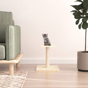 Krabpaal met platform 38 cm crème