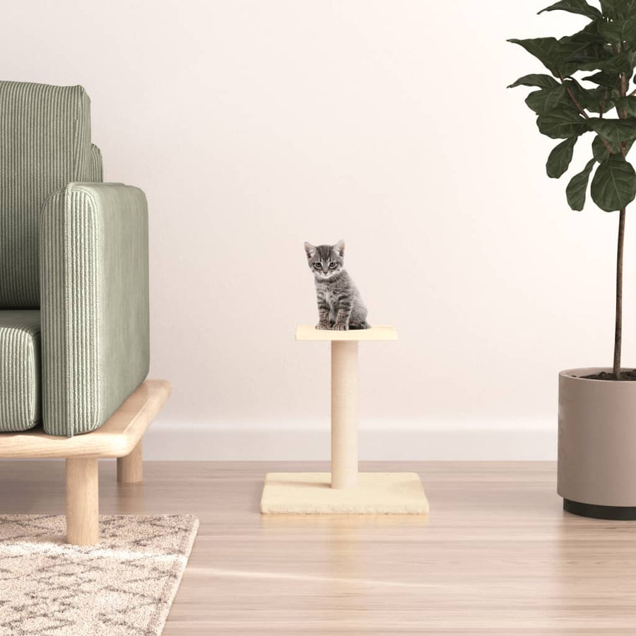 Krabpaal Met Platform 38 Cm Kleurig Crème