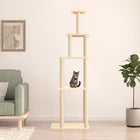 Kattenmeubel 183 cm crèmekleurig sisal