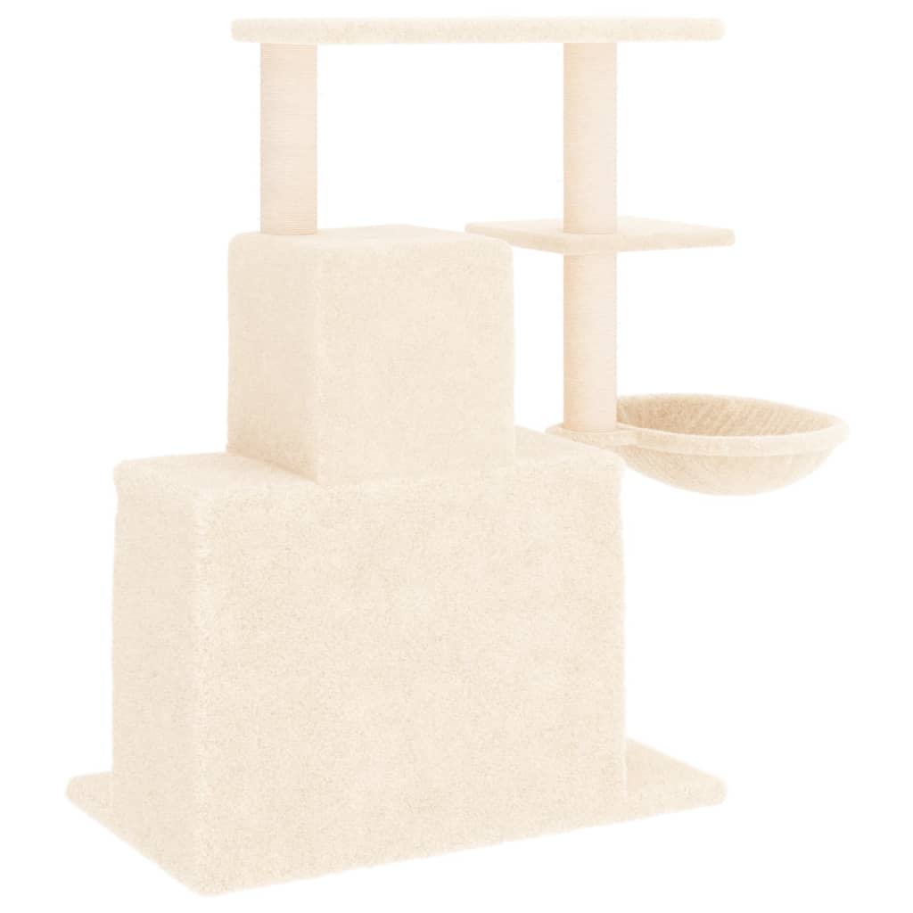 Kattenmeubel Met Sisal Krabpalen 83 Cm Kleurig crème